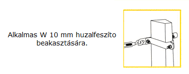 Univerzális termékünk, az oszlopbilincs évek óta nyújt kiváló szolgáltatást!
